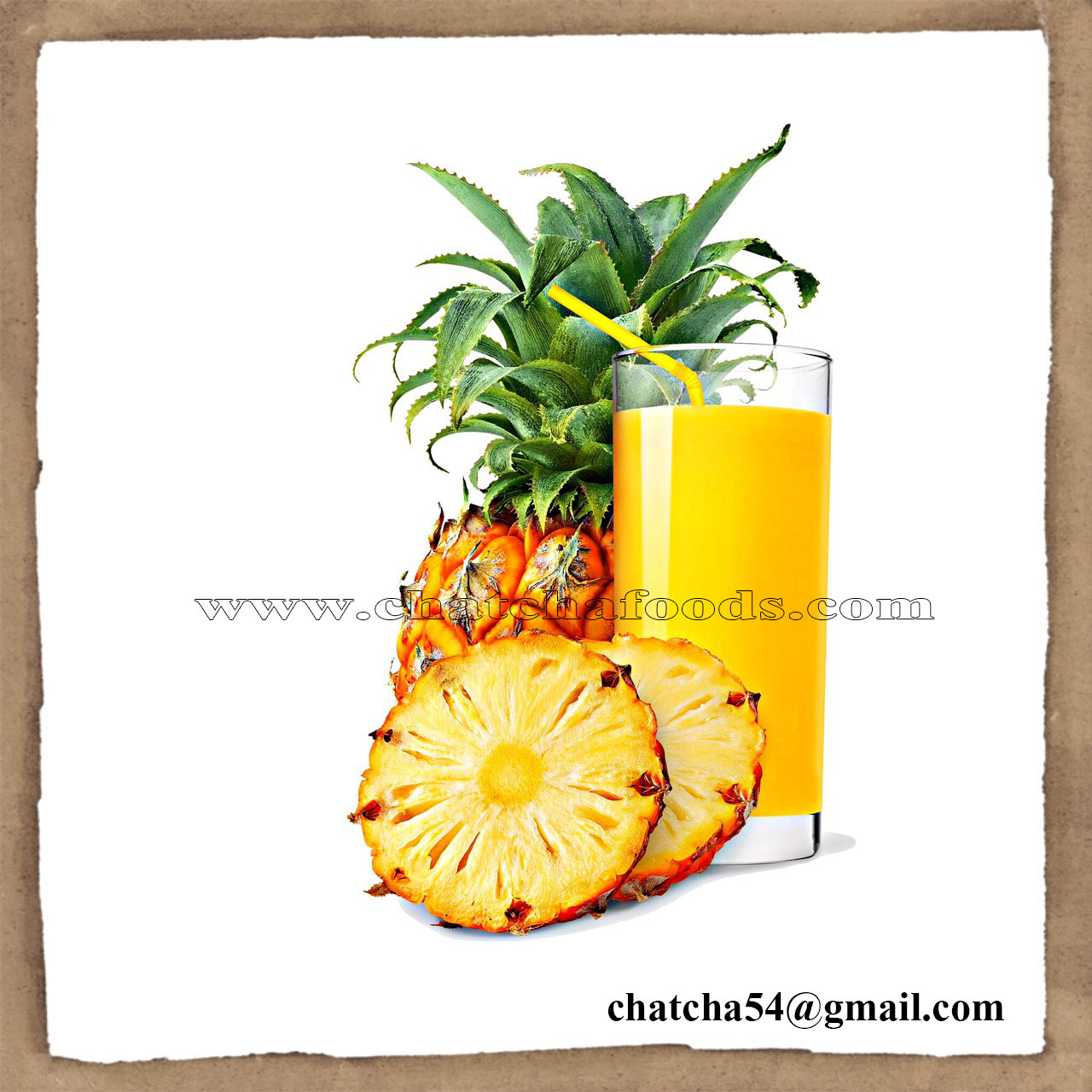 Aseptic pineapple juice concentrate 65 brix